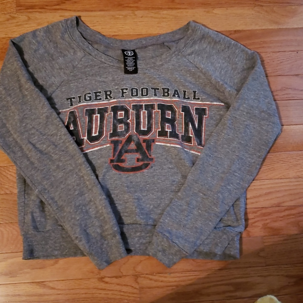 Auburn Crop Top Sweatshirt